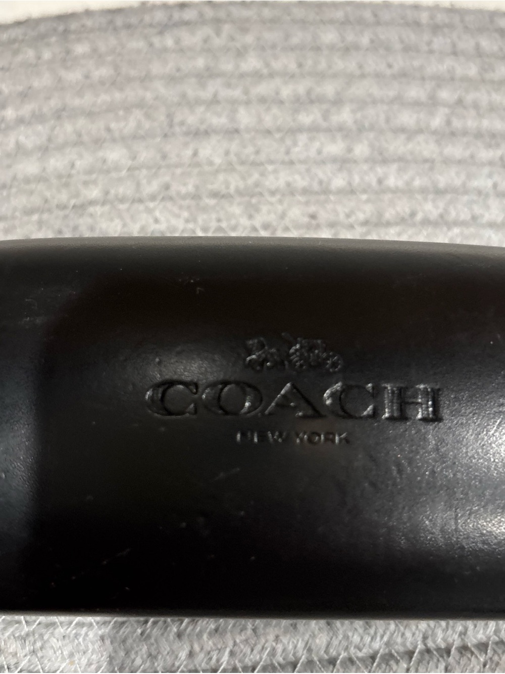Coach Black Hard Sunglasses Case